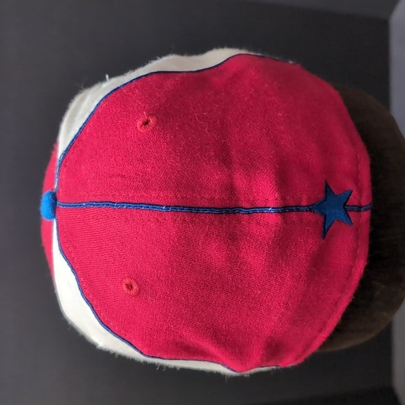 Headgear Philadelphia Phillies 100% Wool Men's Red/White Fitted Hat, Size 7 3/8. - Picture 4 of 9